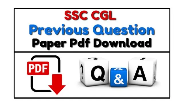 SSC CGL Previous Year Paper In Hindi Pdf