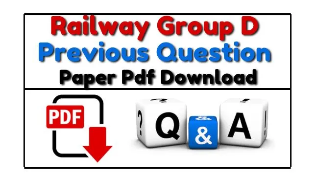 Railway Group D Previous Year Paper In Hindi Pdf