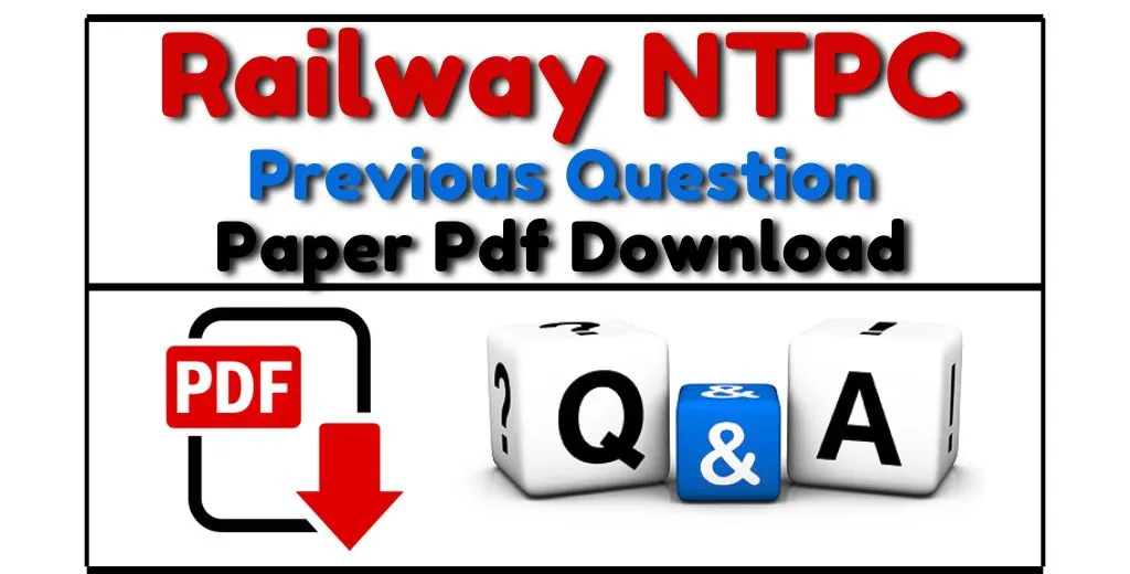 RRB NTPC Previous Year Paper In Hind