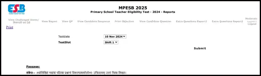 MP TET 2024 Previous question Paper PDF Download In Hindi
